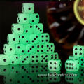 16mm D6 Six Sided Glow in The Dark Dice Set for Board Game Math Teaching